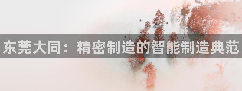 天辰娱乐棋牌：东莞大同：精密制造的智能制造典范